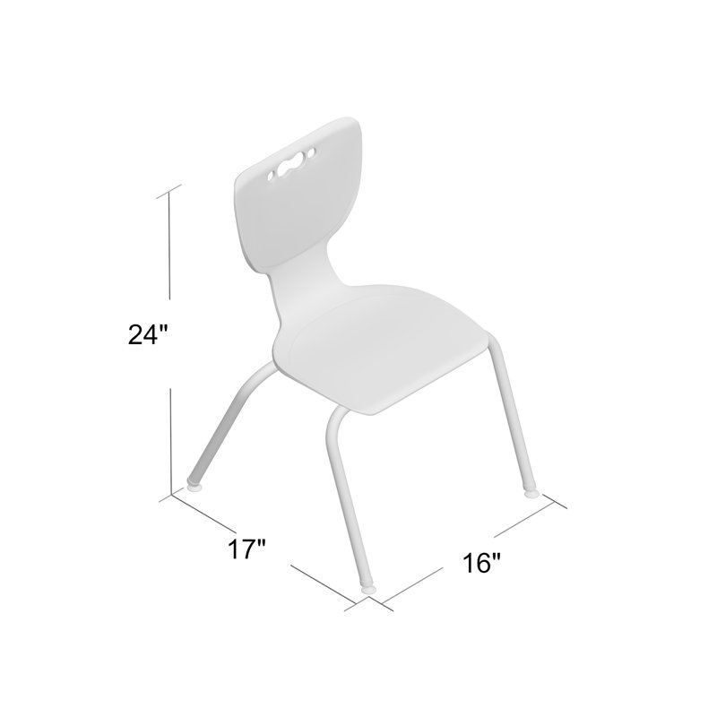 Chaise de classe Hierarchie, Bleu, 14"