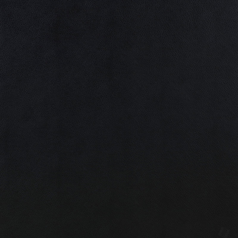 Causeuse rembourrée, Noir