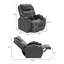 Fauteuil inclinable de massage inclinable électrique-1035414628