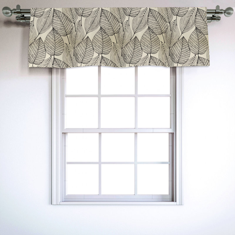Sateen Ruffled Window Valance