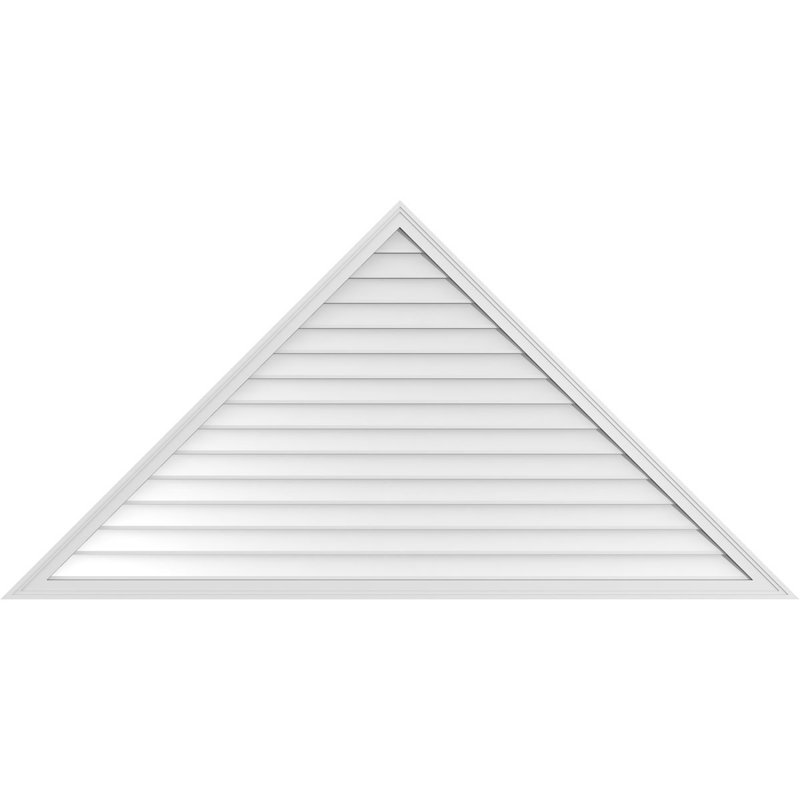 Ventilateur à pignon en uréthane non fonctionnel à fixation triangulaire brun clair 12/12, H 37 po x l 74 po x P 1,5 po