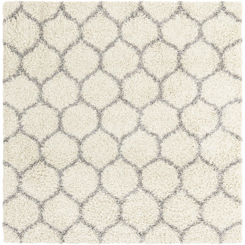 Geometric Indoor Rug, Square 6'