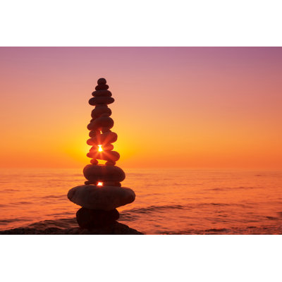 «Sea Sunset» par Alsimonov - photographie sur toile tendue