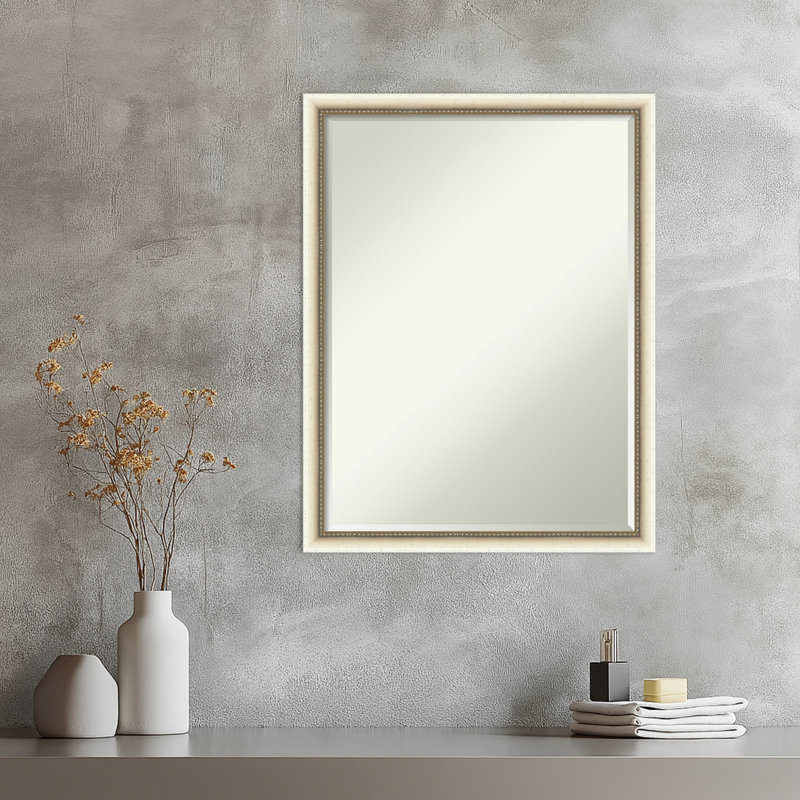 Miroir mural Peyton, Blanc Belmont