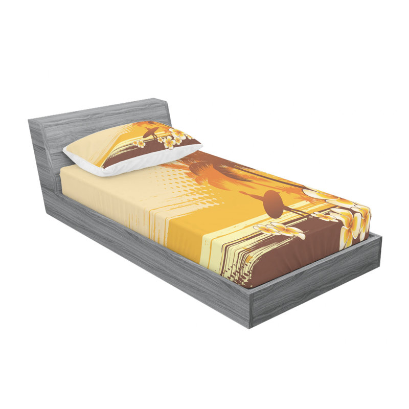 Microfiber Sheet Set, Twin XL Sheet Set with Fitted Sheet