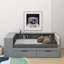 Lit plateforme simple en bois avec tablettes, tiroirs, station de charge et tête de lit tapissier-1793485925-1793485926