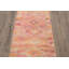 Tapis de couloir bohémien en laine 29,5 x 165,4 pouces