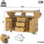 142.5 cm W Kitchen Island with Top-1219473214