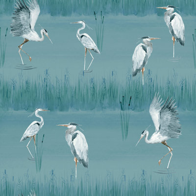 Papier peint Gerald Blue Heron River