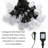 Tenia 20 LED Outdoor String Lights with Vintage Shatterproof Bulbs Multicolour
