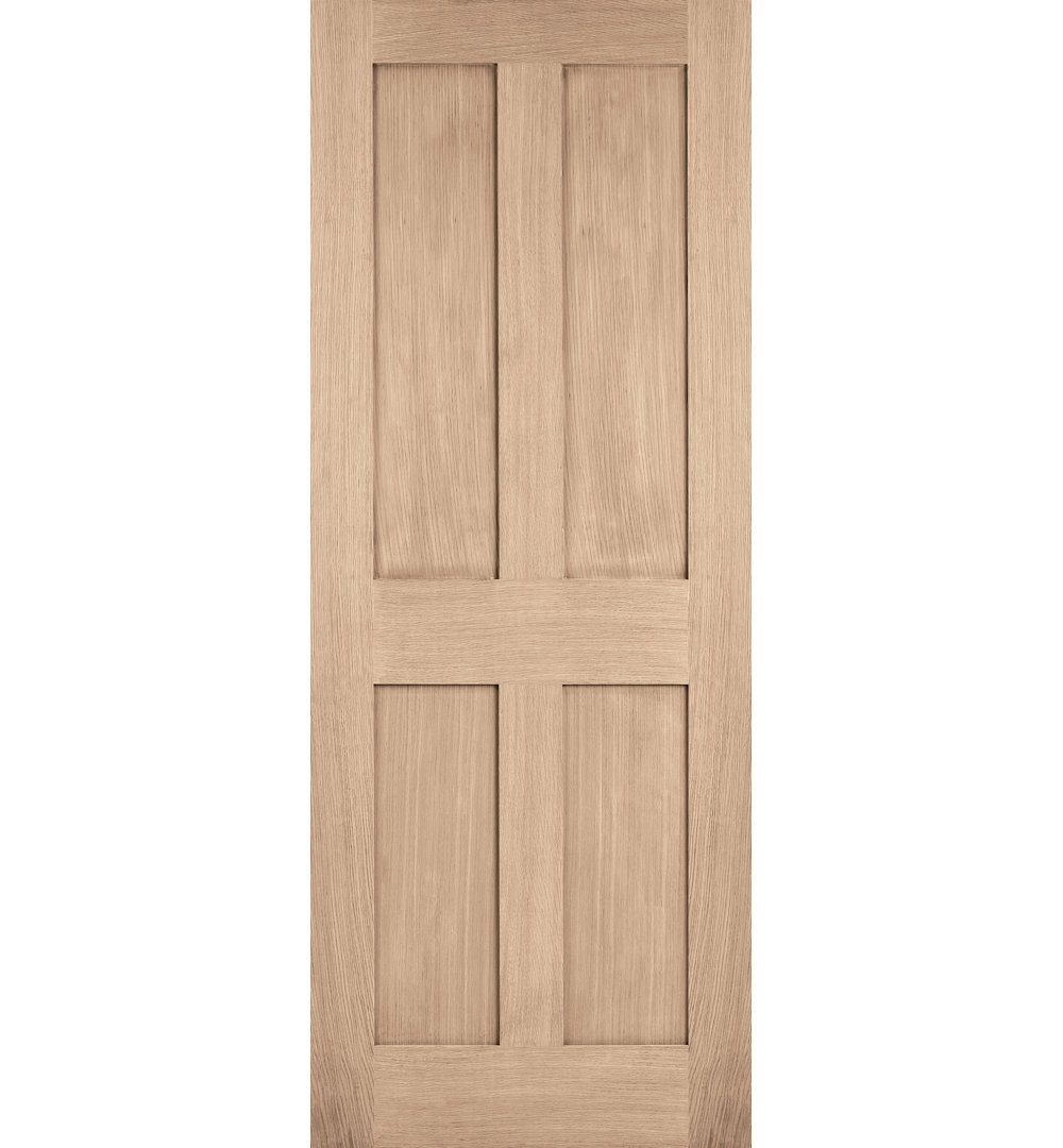 London Unfinished Oak Internal Fire Door