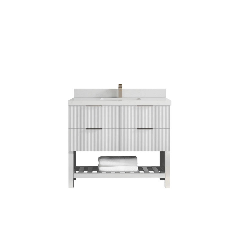 Meuble-lavabo simple avec plateau Catalina 42