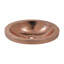Hibiscus Antique Copper Metal Oval Drop-In Bathroom Sink-1723943820