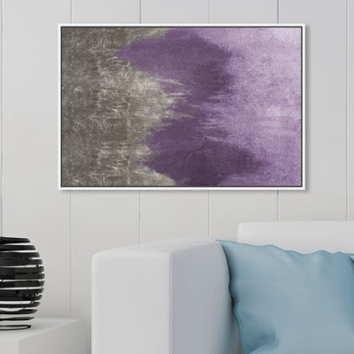 " Abstract Amethyst Waves " Painting Print