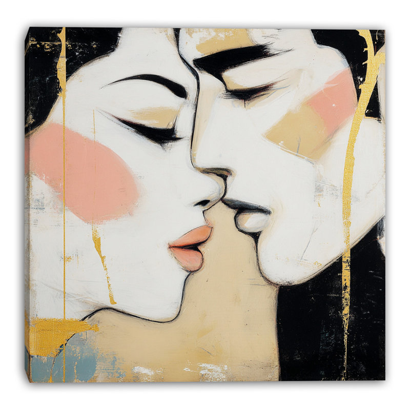 «Nearness in Gold», art mural sur toile tendue, L 20 po x H 20 po x P 1,5 po