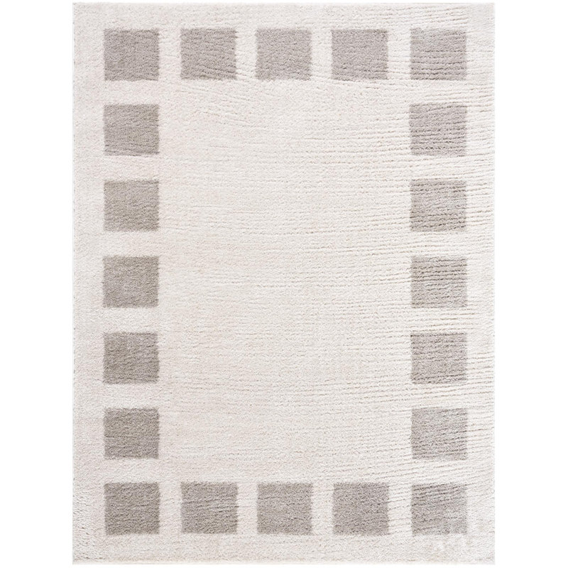 Zuhur Washable Geometric Indoor Rug, Rectangle 2' x 2'11"