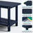 HDPE Adirondack 2-Tier End Table – Weatherproof & Durable Outdoor Side Table for Patio, Poolside, and Lawn-351166866