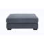 Canapé modulaire surdimensionné, velours côtelé, bleu marine / gris foncé / gris clair-935472025
