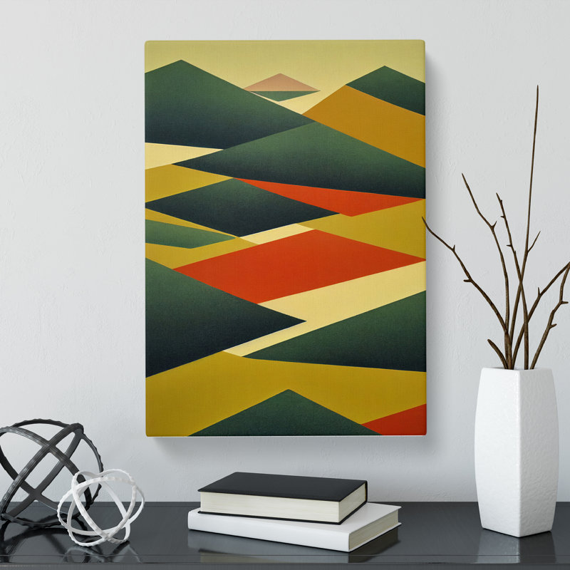 Forest Mid Century Style Vol.1 - Wrapped Canvas, 50cm H x 35cm W x 3cm D