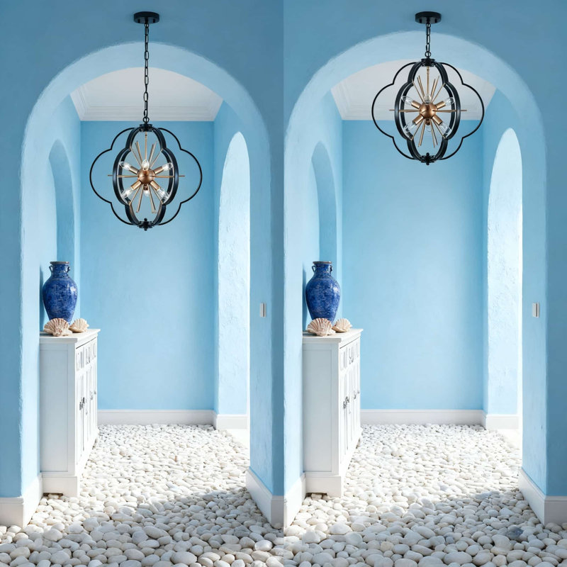 Luminaire suspendu 6 lumières Modern Spoutnik