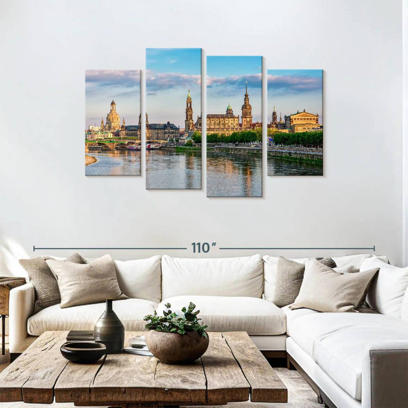 Paysage urbain Nicci Dresden, H 48 po x l 75 po