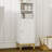 Bathroom Storage Cabinet, Corner Floor Cabinet with Shelves, Customized Door Opening Direction, Bathroom Organizer with Adjustable Shelf for Kitchen, Living, Toilet Paper Cabinet, White-187817075-185352031