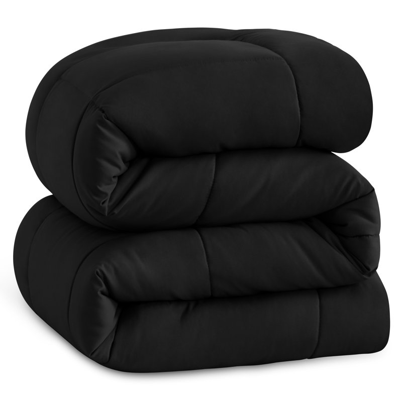 Édredon en microfibre , Édredon très grand, Noir