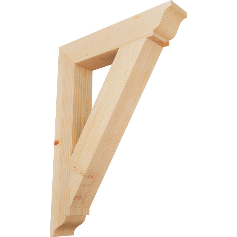 Support traditionnel, H 22 po x l 3,5 po x P 30 po, Douglas (lisse)