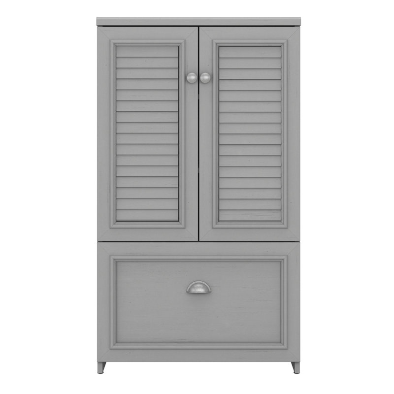 Osvald 23.74'' Wide 1 -Drawer File Cabinet, Cape Cod Gray