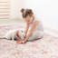 Tapis beige antidérapant lavable à poils courts de 2 pi 6 po x 10 pi à poils courts pour la chambre à coucher, la cuisine, le salon, la salle à manger et les animaux de compagnie 10 po, lavable et à poils courts-2102577836