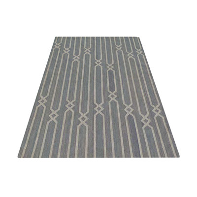 Geometric Hand Woven Area Rug