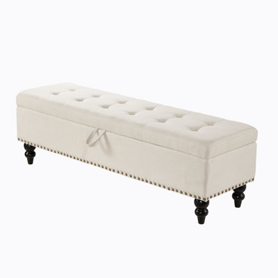Dhanveer Upholstered Storage Bench