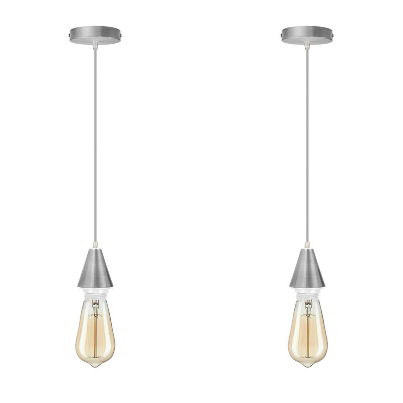 Luyster 2 - Light Single Pendant, Yes, Satin Nickel
