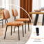Ensemble de 8 chaises d'appoint en similicuir 8 pièces - Chaise rembourrée et robuste-114286435