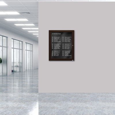 Tableau d'affichage mural fermé pour armoire d'annuaire