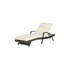 Ensemble de 2 chaises longues d'extérieur en osier avec coussins pour l'extérieur-226736086