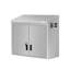 Armoire murale en acier inoxydable avec portes à charnières-109592102