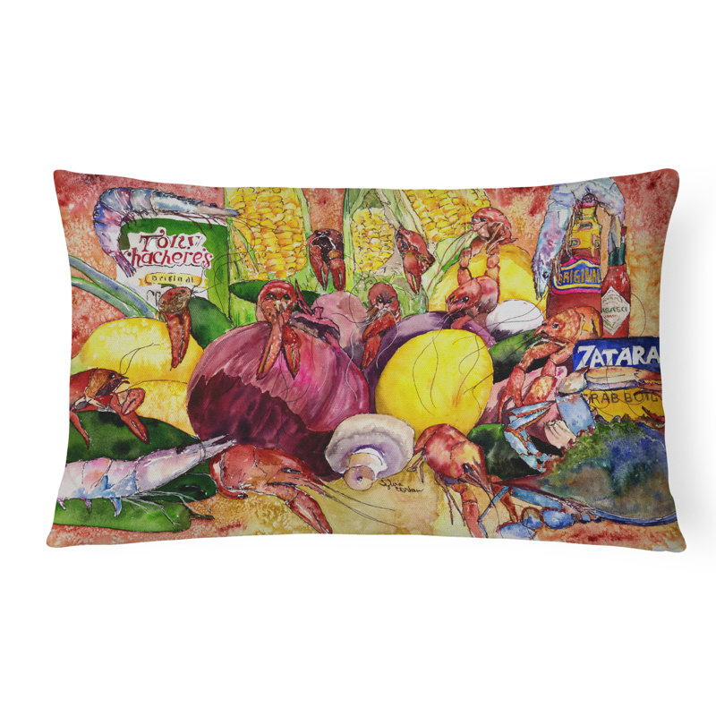  Coussin intérieur / extérieur Crawfish with Spices and Corn