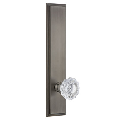Poignée de porte en cristal Grandeur Carré
