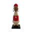 African Beaded Namji Doll, Rounded 13 in-1428059959
