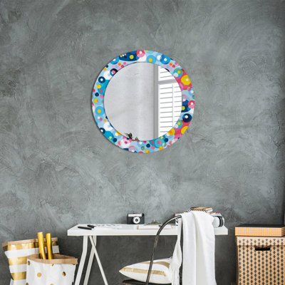 Huldar Glass Flat Wall Mirror