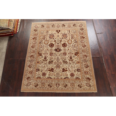 One-of-a-Kind 8' X 10' New Age Wool Area Rug in