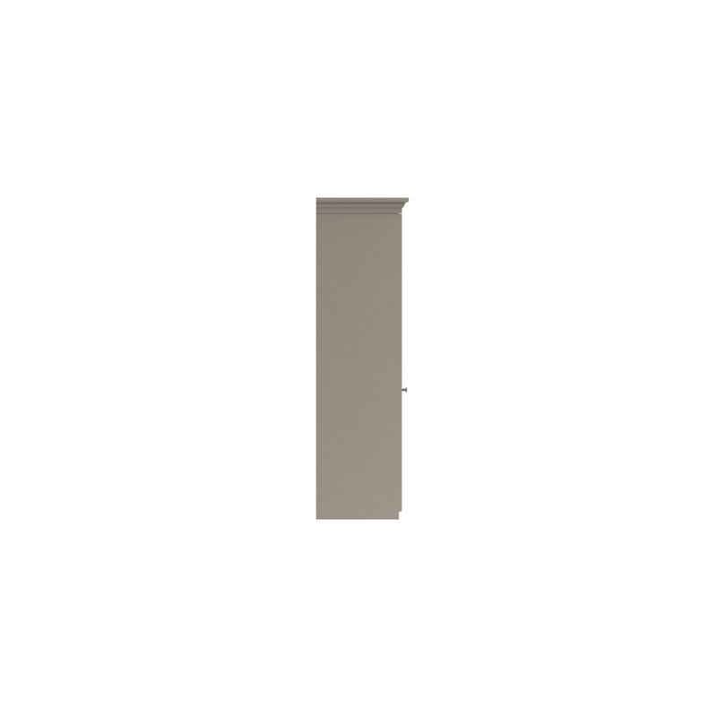 Orleans 4 Door Manufactured Wood Wardrobe, Grey