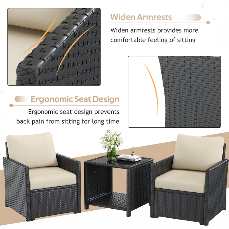 7 - Person Outdoor Seating Group with Cushions and Cover, Gray Cushion/Gray Frame