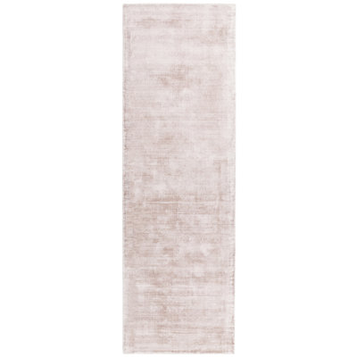 Phoebe Plain Silky Pink Rug