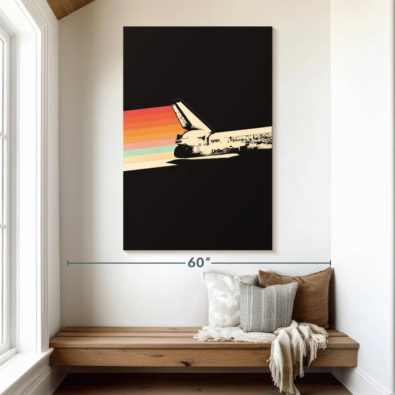 Oberle Spaceship Rainbow, 51" H x 34" W