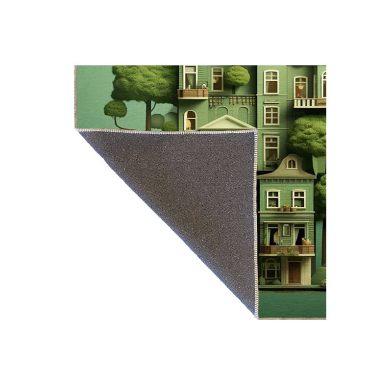 Tapis tissé Green Green, Sous-tapis rectangulaire 4 pi 7 po x 6 pi 7 po inc