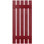 Two Batten, Five Board Open Vinyl Shutters Pair