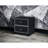 Stylish Black & Silver Accent Table With Generous Internal Storage Space Practical Solutions