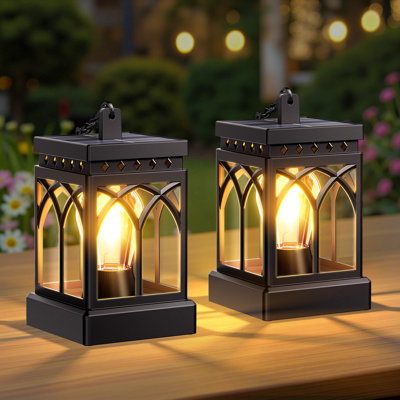 Lanternes solaires d'extérieur imperméables, luminaires suspendus plus brillants pour l'extérieur, lanternes d'extérieur à allumage automatique pour la table de jardin
